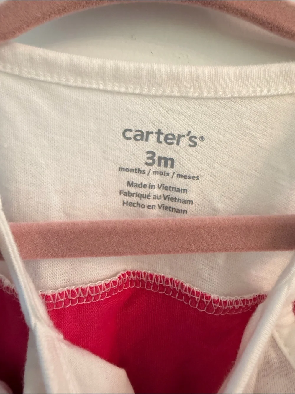 Carter's White Tank Romper with Pink Ombre Skirt